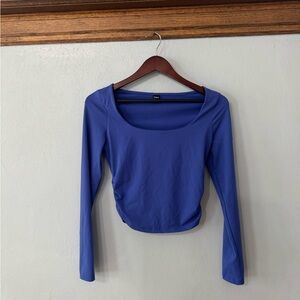 SHEIN Royal Blue Long Sleeve Tee